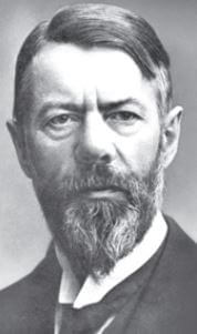 Retrato de Max Weber.